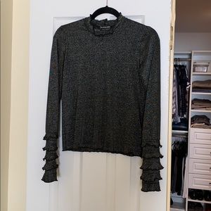 Black sparkle blouse/tshirt